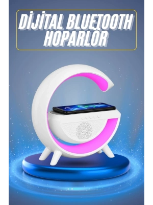® Yeni Nesil Bluetooth Hoparlör Speaker 5.0 Taşınabilir G Şeklinde Powerbankli