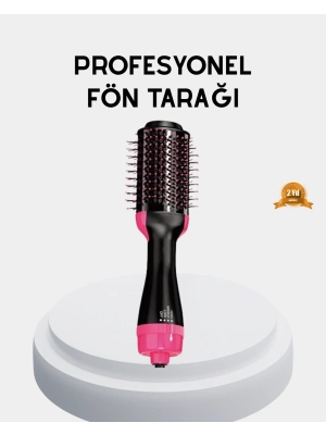 ® Yeni Nesil Fön Tarağı – 220°C Isı, Negatif İyon, 360° Dönebilen Kablo