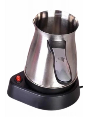 ® Yeni Nesil Türk Kahve Makinesi Cezvesi Siyah Gri Kablolu Pratik