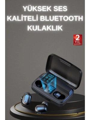® Yeni Nesil TWS Kablosuz Kulaklık Güçlü Batarya Yüksek Kalite Bluetooth 5.0 ANC Özelliği