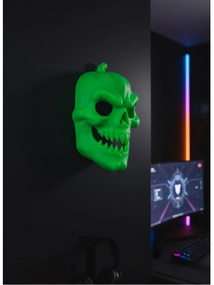 ® Yeşil Korku Temalı Maske Cadılar Bayramı Dekor