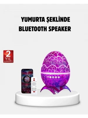 ® Yıldızlı Gökyüzü Dinozor Yumurta Projektör –  Ayarlanabilir Parlaklık ve Hız