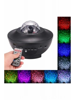 ® Yıldızlı gökyüzü Projektörü Uzaktan kumandalı Çocuklara Özel Şarjlı