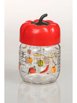 Biber Desenli Kavanoz 1000 Cc Royaleks-BD1000