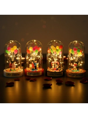 Biblolu Balonlu Ledli Fanus