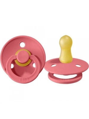 Bibs Colour Kauçuk Emzik 6-18 Ay Coral