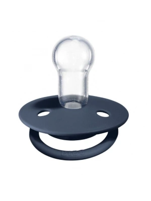 Bibs De Lux Silikon Emzik 0-36 Ay Steel Blue