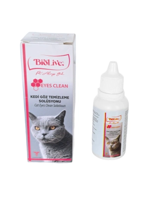 Biolive Eyes Clean Kedi Göz Temizleme Solisyonu 50ml