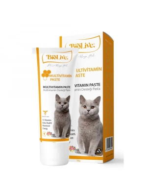 Biolive Kediler İçin Multivitamin Paste 100gr