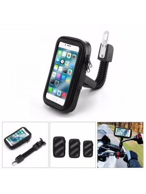 Bisiklet Ve Motosiklet Su Geçirmez Telefon Tutucu 6.2"