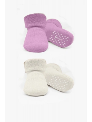 Bi̇style 2li Havlu Soket Kaymaz Basic Gi̇rl 10507 Gül Kurusu