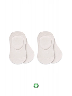 Bistyle 2Li Penye Babet Silikonlu Basic Çorap 30104 Ekru Ekru