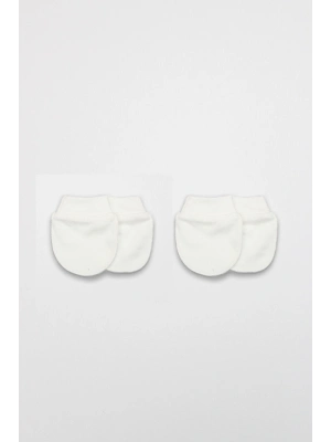 Bistyle 2Li Penye Eldiven Basıc 90108 Ekru