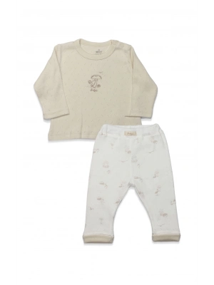 Bistyle 2li Takım My Favorite Zoo 14149 Ekru
