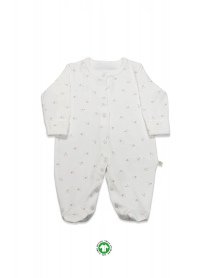 Bistyle Grow İn Love Bebe Tulum 15103 Pembe Ekru