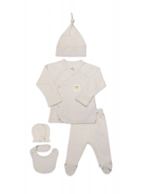 Bistyle Modal Flying Balloons 5Li Hastane Çıkışı BS12109 Bej