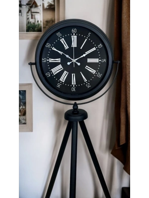 ® Black Aura Tripod Ayaklı Saat