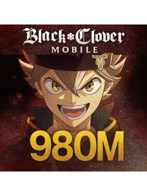 Black Clover Mobile 980 M Diamond