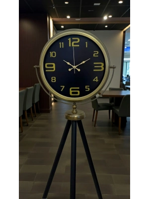 ® Black Noble Eskitme Tripod Ayaklı Saat