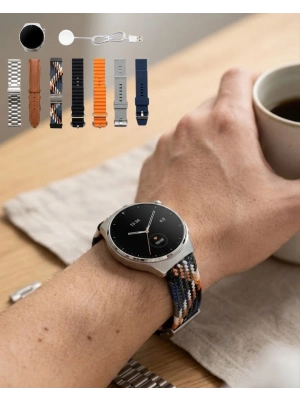 Bluetooth Akıllı Saat 7 Kordonlu Arama Özellikli Uyku ve Aktivite Takipli
