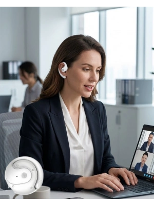 Bluetooth Kulaklık Çift Mikrofonlu Uzun Kullanım Süreli ve Hızlı Şarj Özellikli