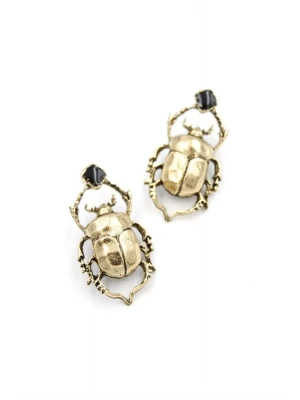 Böcek Küpe - Bronz