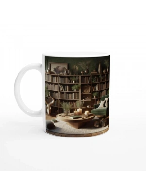 Boğa Burcu Baskılı Kahve Kupası - Zodyak Kütüpanesi Vs2