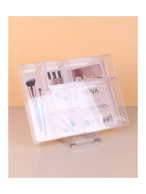 Bölmeli Dikdörtgen Makyaj Organizeri Royaleks-LV-216