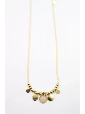 Boncuk Kolye - Altın