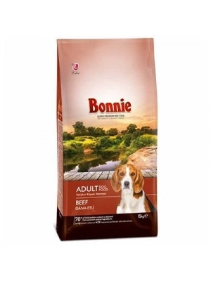 Bonnie Biftekli Yetişkin Köpek Maması 15 Kg