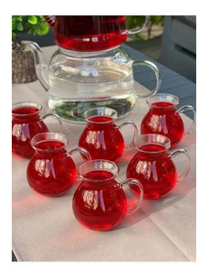 Borosilikat Cam Bardak 6 Adet