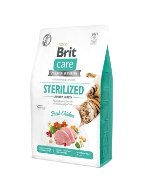 Brit Care Hipoalerjenik Sterilized Urinary Tahılsız Tavuklu Kısırlaştırılmış Kedi Maması 2 Kg