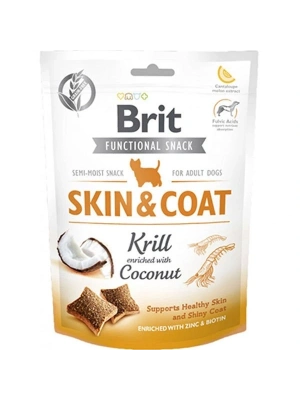 Brit Care Snack Skin Coat Deri ve Tüy Bakımı İçin Köpek Ödül Maması 1 Adet 150 Gr