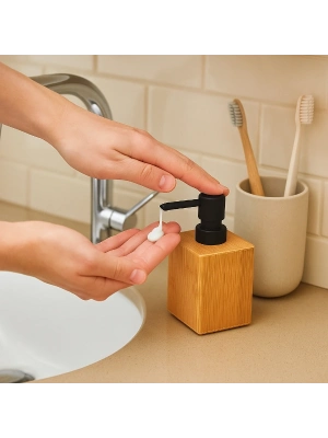 Büyük Ahşap Sıvı Sabunluk