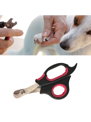 Büyük Boy Evcil Hayvan Köpek Kedi Çelik Uçlu Tırnak Makası Pati Bakım Aleti