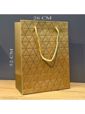 Büyük Boy Gold Hediye Çantası