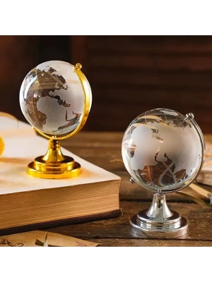Büyük Boy Kristal Cam Dünya