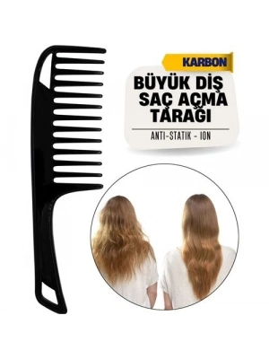 Büyük Diş Geniş Saç Açma Tarağı