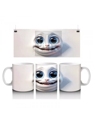 Büyük Gözlü Sevimli Deniz Canlısı – Baskılı Kahve Kupası