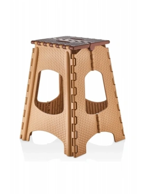 Büyük Katlanır Tabure Naturel Royaleks-MRD979