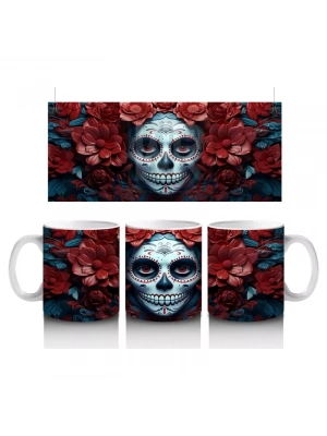 Buz Renklerinde Ölüm Maskesi – Hediyelik Kahve Kupası