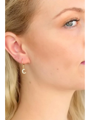 ® C Harf Bayan Küpe