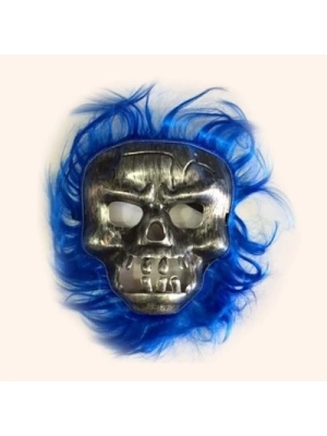 Cadılar Bayramı Maskesi Lacivert