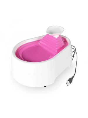 Cado Pet Kedi Köpek Su Pınarı Şelale 2 Litre - 5 volt ( usb'li ) Pembe