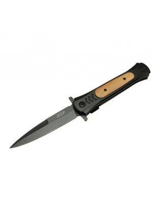 Çakı Black 22 Cm Yarı Otomatik , Kemerlikli
