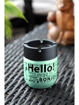 Cam Kokusuz Küllük 425 Cc Hello Desenli Yeşil