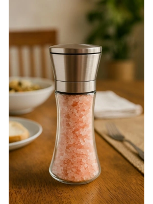 Cam Metal Kapaklı Baharat Öğütücü 250 ml