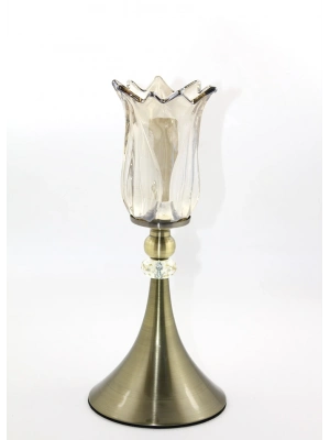 Cam Şamdan Tekli Model 2