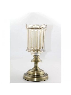 Cam Şamdan Tekli Model 5