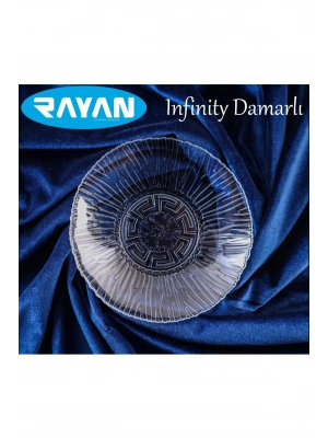 Cam Tabak Güneş Yıldız Gül Model 6lı Royaleks-G-404